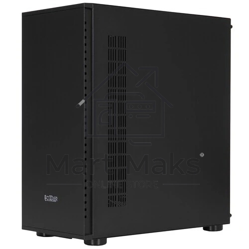 Компьютерный корпус  PCCooler IE200 BK, Tempered Glass Full Tower, черный, TG, SPCC, 1x120mm ARGB E-ATX, ATX, mATX, mITX 180/380/220mm 4x2.5