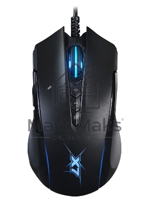 Мышь проводная A4Tech X89 черный, 2400 dpi, USB, кнопки - 8