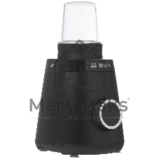Блендер стационарный Bosch MMB6176B черный, 1200 Вт, плавная регулировка, турбо