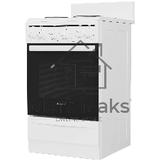 Плита электрическая Gefest ЭП Н Д 5140 E1WH белый, конфорок 4 шт, духовка 55 л, 50 см x 85 см x 58.5 см