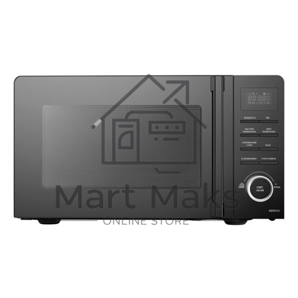 Микроволновая печь Centek CT-1562 черный 20л 700Вт кнопки, поворотный механизм