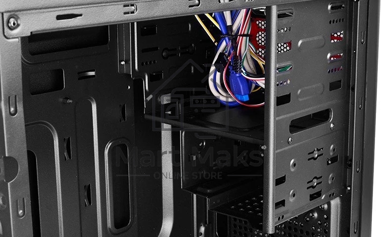 Компьютерный корпус Deepcool SMARTER, mATX/mini-ITX, без БП, 1x USB 3.0, 1x USB 2.0.