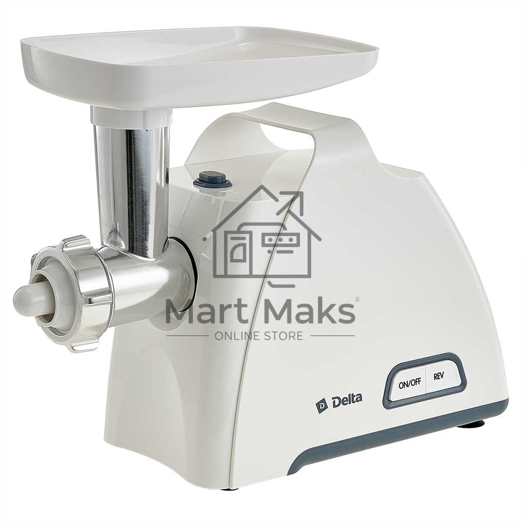 Мясорубка DELTA DL-6104M белый с серым