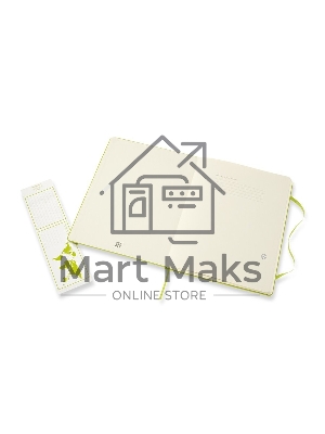 Блокнот Moleskine CLASSIC QP090C2 XLarge 190х250мм, 192 страниц, линейка, твердая обложка, лайм