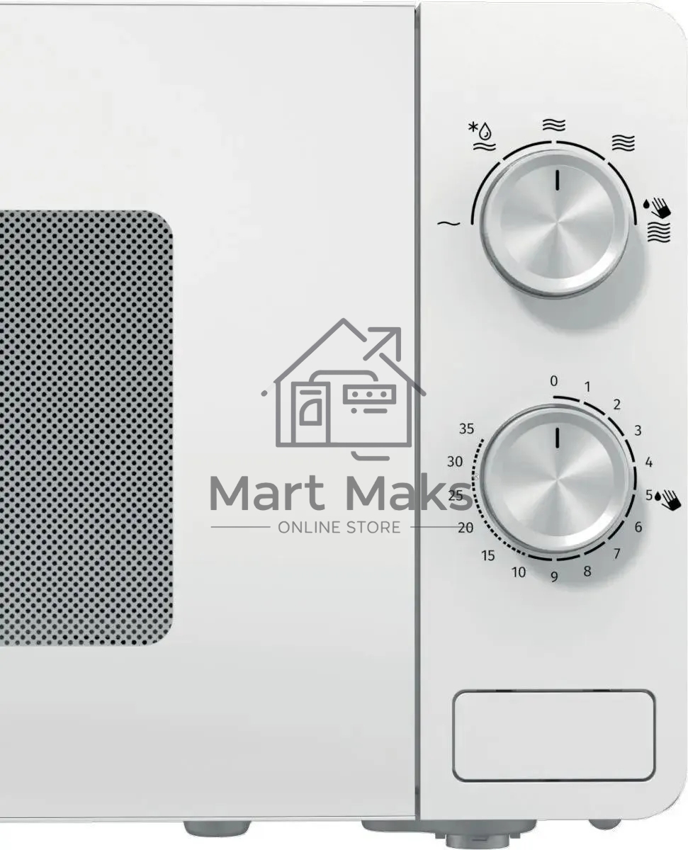 Микроволновая печь Gorenje MO20E1W2 белый, 20 л, 800 Вт, переключатели - поворотный механизм
