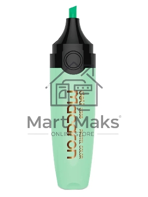 Текстовыделитель Deli EU356-GN Macaron, скошенный пишущий наконечник, 1-5мм, мятный