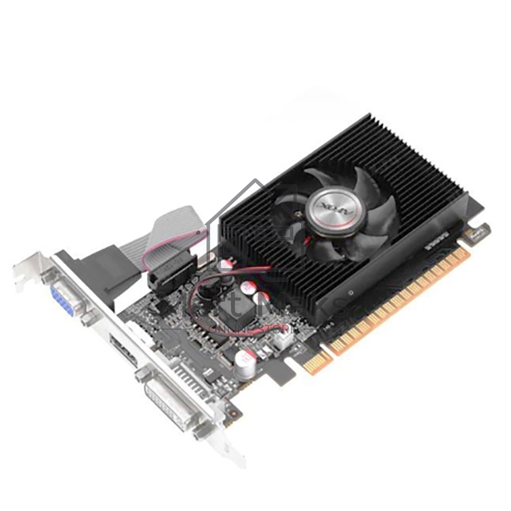 Видеокарта AFOX Geforce GT220 1GB DDR3 128Bit DVI HDMI VGA LP Single Fan