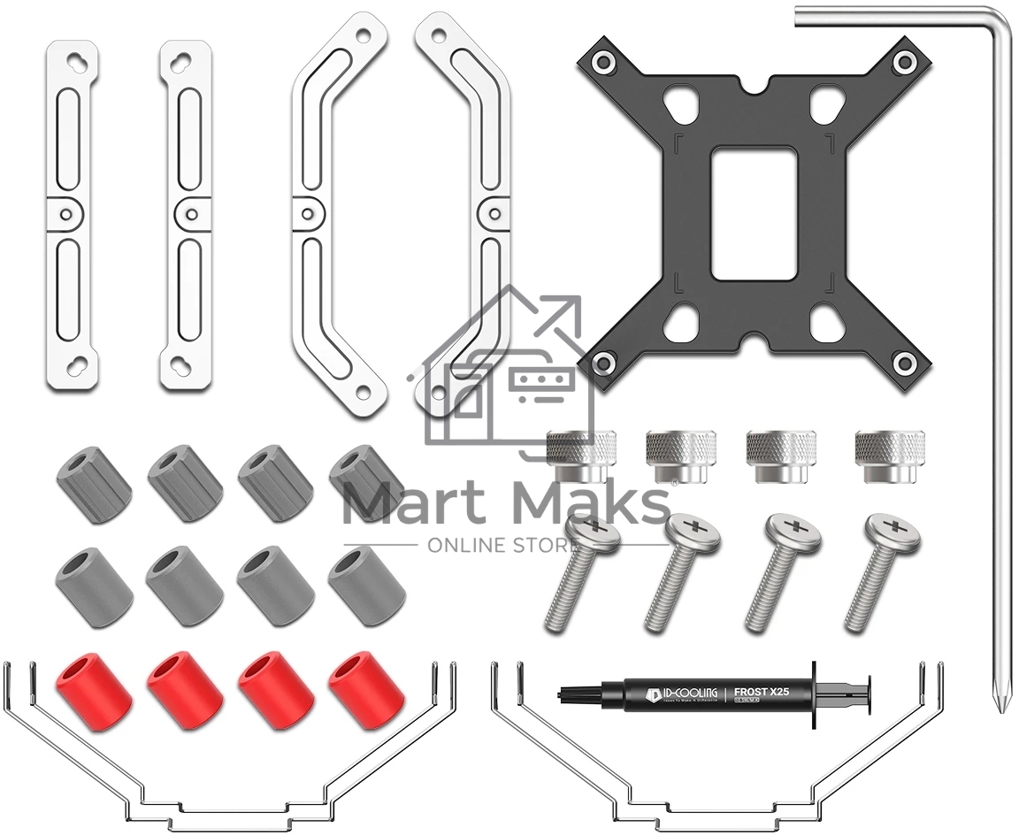 Кулер ID-COOLING SE-610-XT BASIC черный 120мм алюминий+медь 2000rpm 29.85db 4-pin 250W 151мм