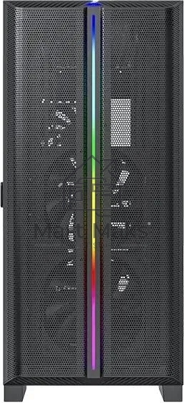 Компьютерный корпус Montech SKY ONE Lite черный без БП ATX 3x120mm 2xUSB3.0 1xUSB3.1 audio bott PSU