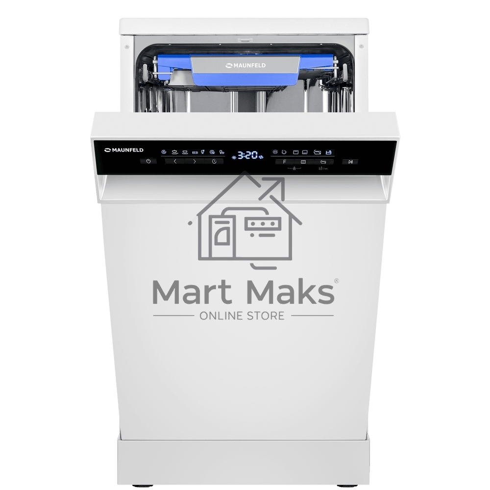 Посудомоечная машина MAUNFELD MWF45331W Inverter, белый, 45 см, 10 компл., 44 дБ, класс A+++