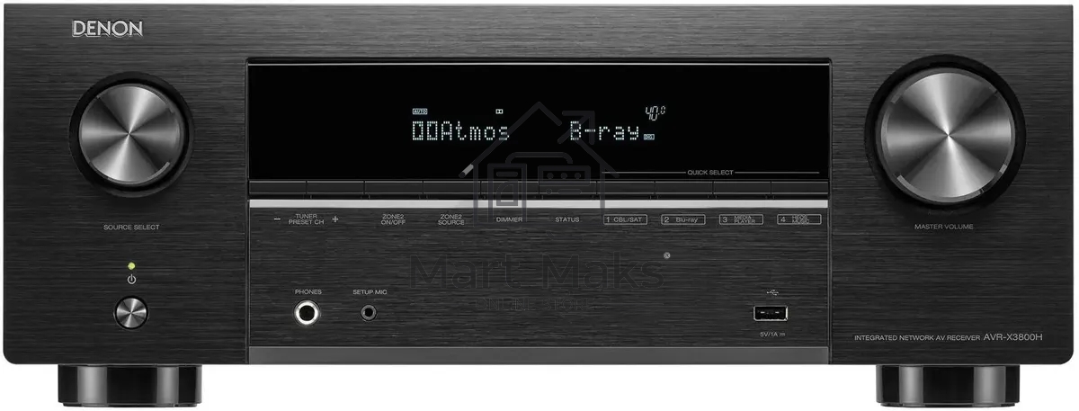 Ресивер AV Denon AVCX3800HBKE2 9.2 черный