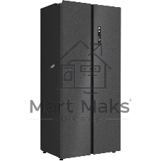 Холодильник Lex LSB525BMID темно-серый двухкамерный 304/206л морозилка сбоку, No Frost, Side by Side