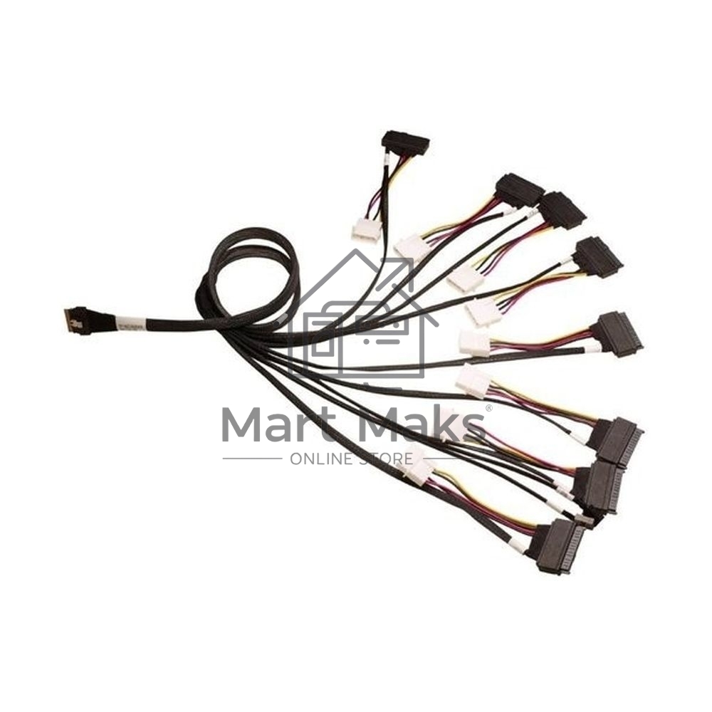 Кабель ACD-60006-ZC Slimline SASx8 (SFF8654) -to- 8x U.3 Direct, 1M, (аналог Broadcom 05-60006-00) 30