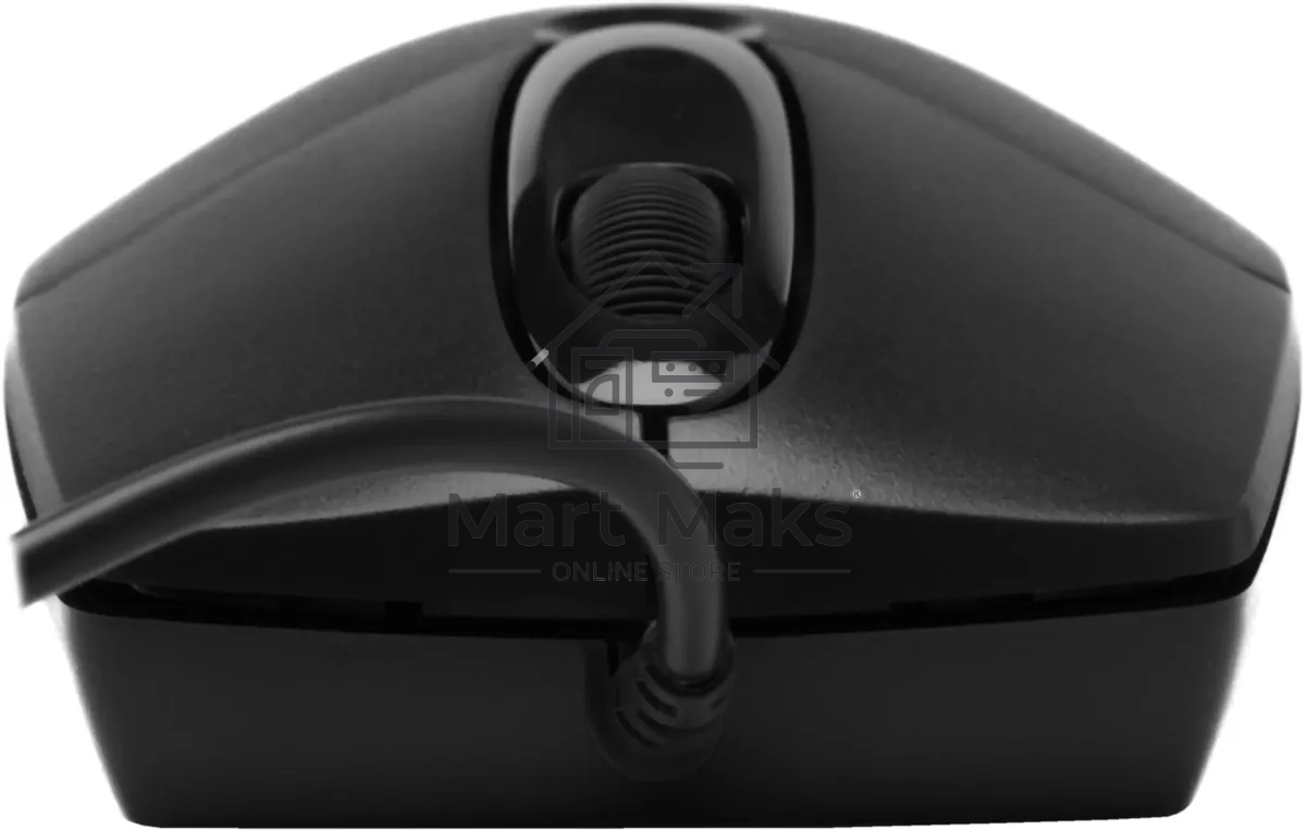 Мышь проводная A4Tech OP-720S черный, 1200 dpi, USB, кнопки - 3