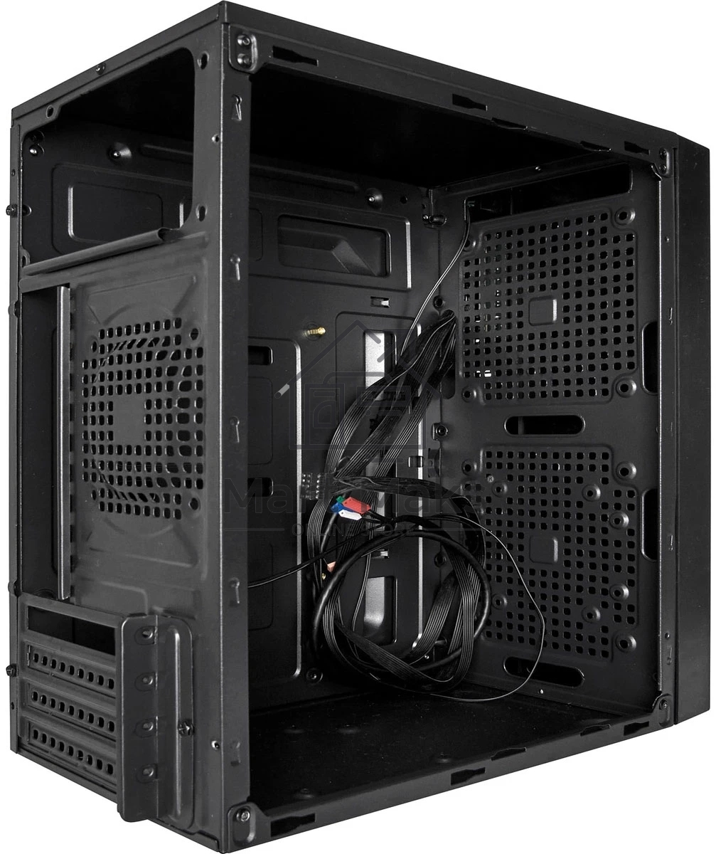 Компьютерный корпус Minitower ExeGate BAA-104U-UNS500 (mATX, БП UNS500 с вент. 12см, 2*USB+1*USB 3.0, аудио, черный)