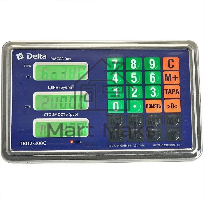 Весы электронные торговые DELTA ТВП2-150
