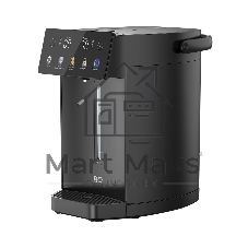 Термопот BQ TP5001 Black. Мощность 1600 Вт/Объем 5 л/Сенсорный LED-дисплей/Поддержание температуры/Функция дехлорирования/Регулировка темперы от 40 до 90 'C/Система защиты: от перегрева, от включения без воды, блокировка подачи воды/Внутренняя колба из нержавеющей стали AISI 304/Съемная крышка/Ручка для переноски/Электрическая помпа/Длина шнура 0.85 м