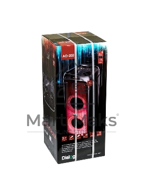 Акустическая колонка 1.0, Dialog Oscar AO-200 45WRMS, Караоке с беспр. микр., BT/FM/USB/SD/LED