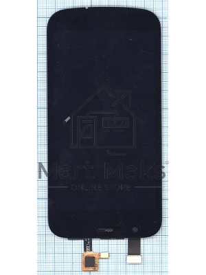 Дисплей для Nokia 1, черный