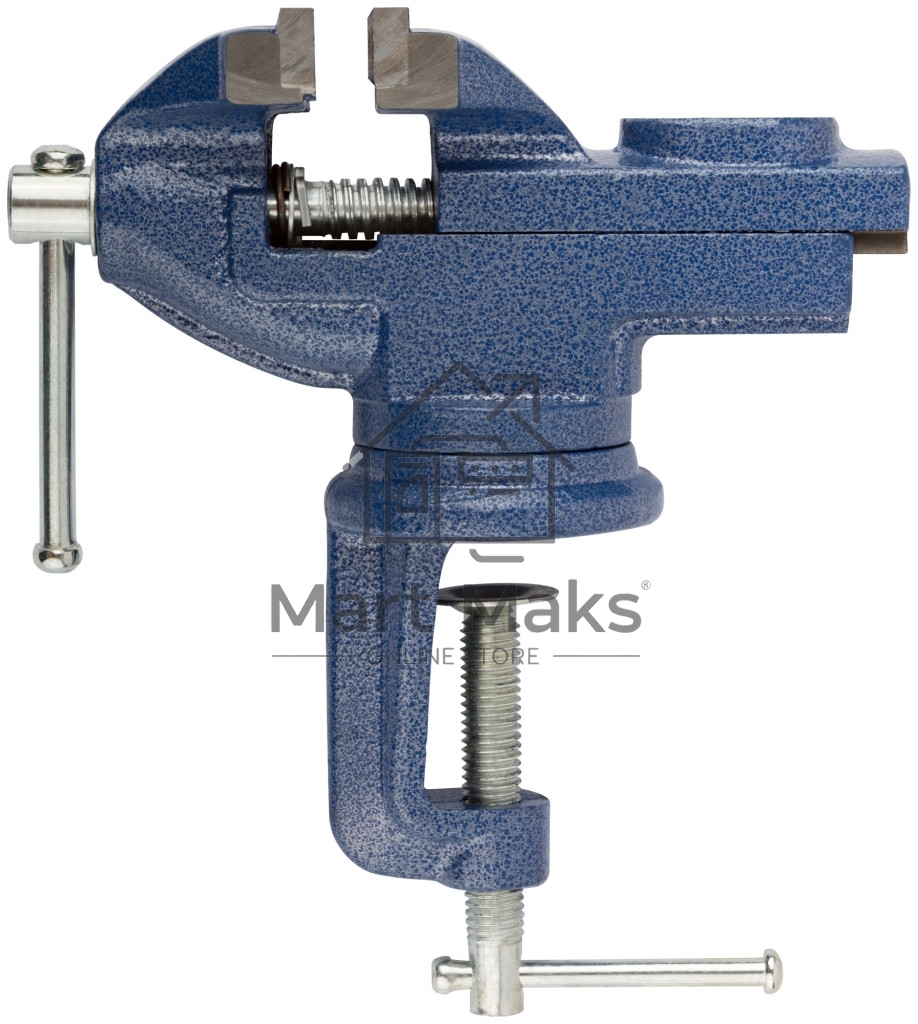Тиски FIT 59506настольные, усиленные, поворотные 65 мм