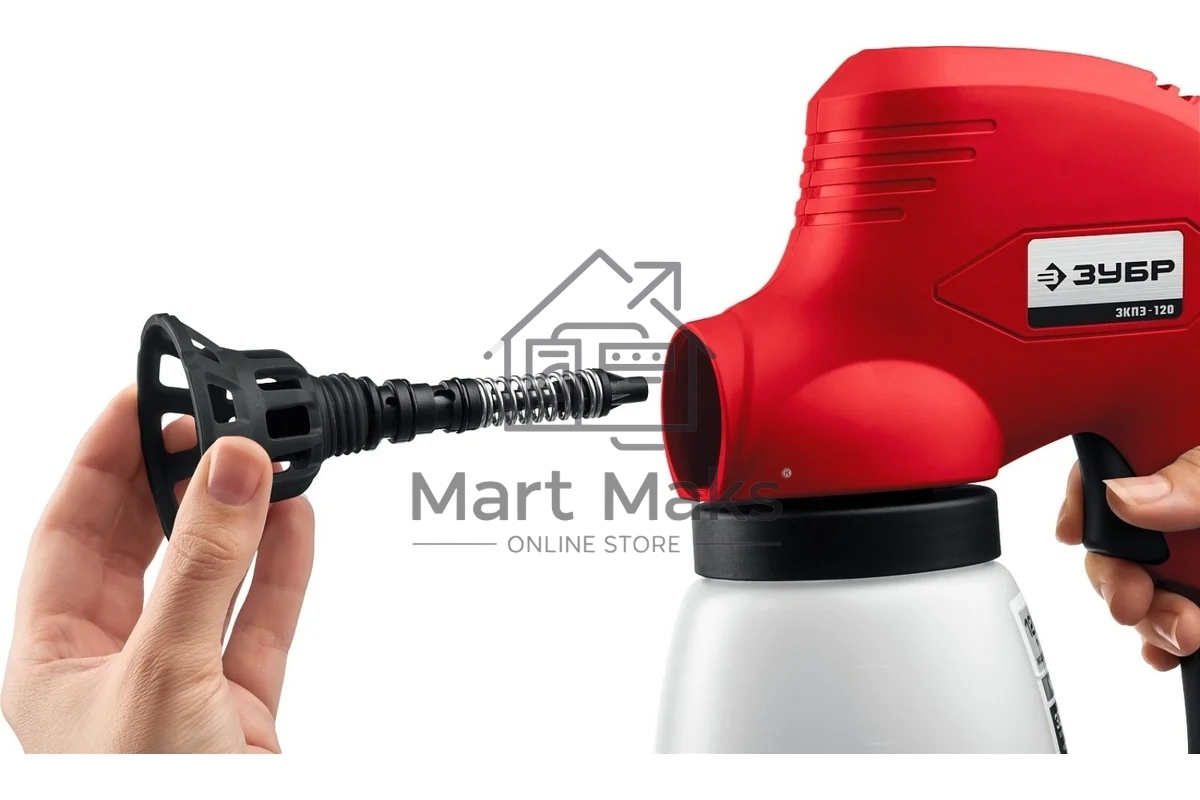 Электрический безвоздушный краскопульт ЗУБР 120 Вт ЗКПЭ-120