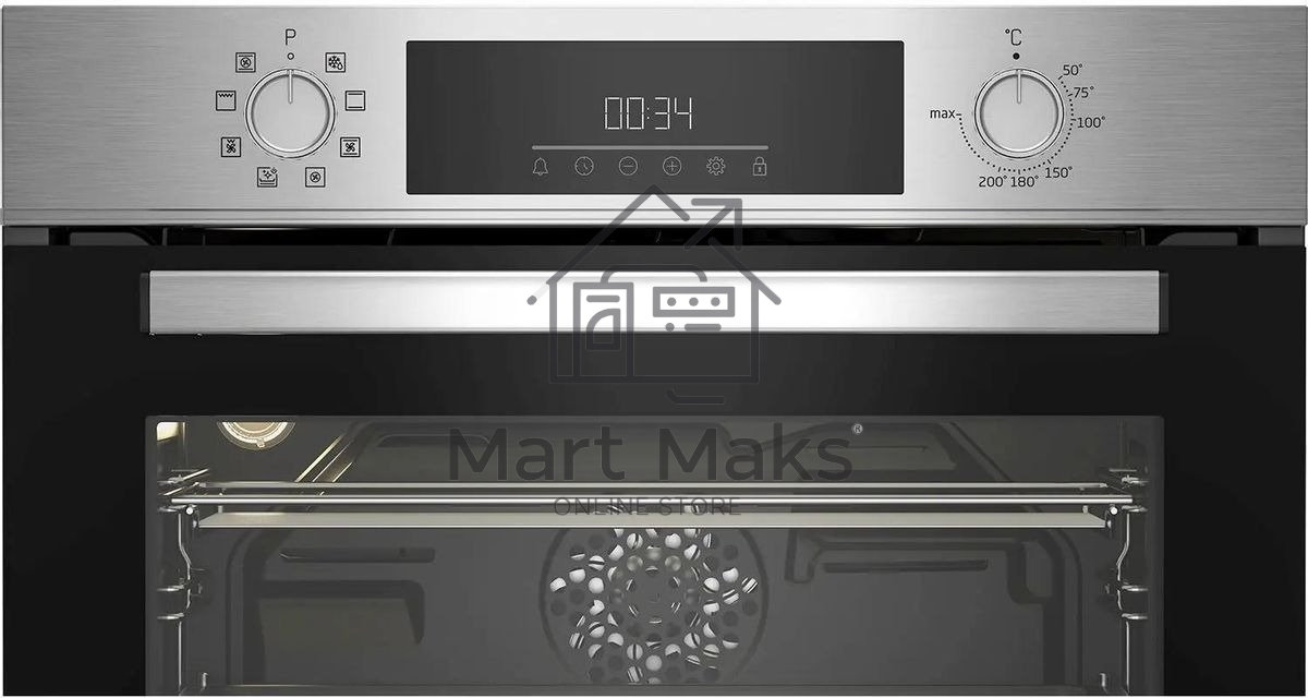 Электрический духовой шкаф Beko BBCM12300X, нержавеющая сталь