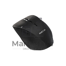 Мышь беспроводная Maxvi MWS-02 черный, 6 кнопок, 1600 dpi