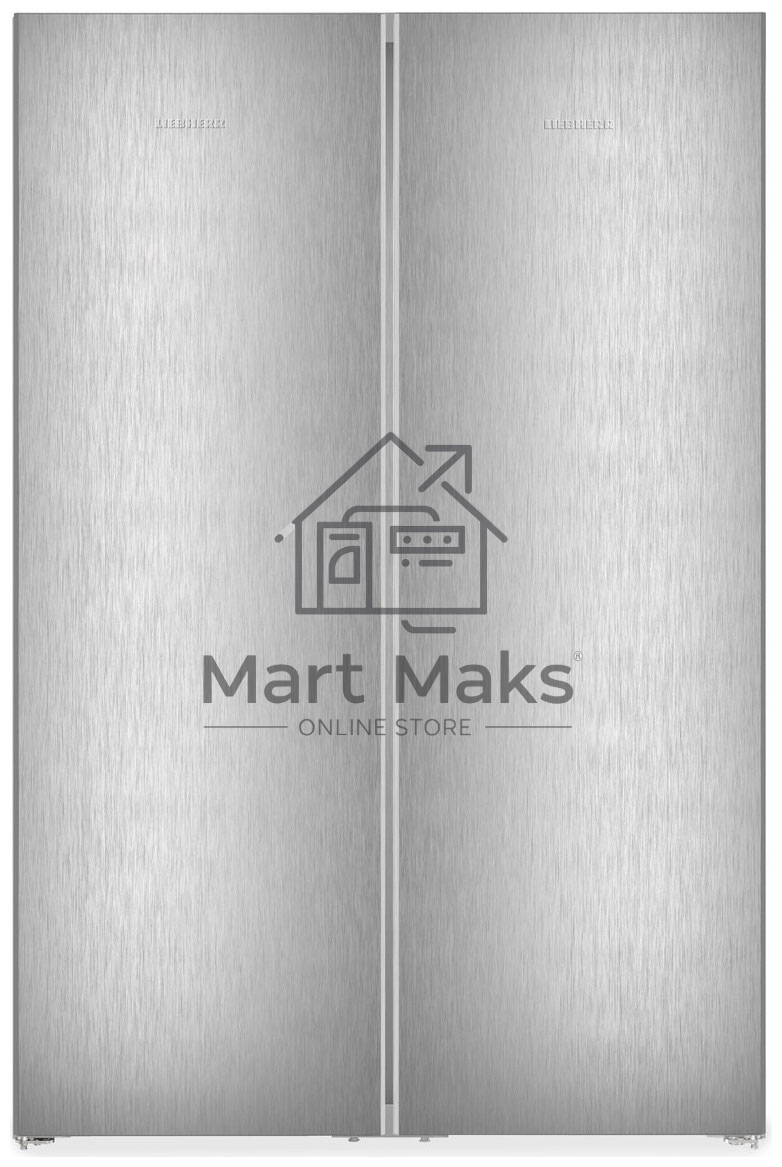 Холодильник Liebherr Комбинация XRFsf 5225-22 001 (SFNsfd 5227-22 001 +SRBsfc 5220-22 001) серебристый двухкамерный 377/271л морозилка сбоку, Side by Side