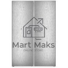 Холодильник Liebherr Комбинация XRFsf 5225-22 001 (SFNsfd 5227-22 001 +SRBsfc 5220-22 001) серебристый двухкамерный 377/271л морозилка сбоку, Side by Side