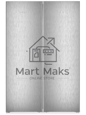 Холодильник Liebherr Комбинация XRFsf 5225-22 001 (SFNsfd 5227-22 001 +SRBsfc 5220-22 001) серебристый двухкамерный 377/271л морозилка сбоку, Side by Side