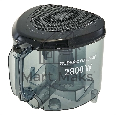 Пылесос Delta LUX DE-3505 черный/серебристый, 450/2800 Вт, уборка сухая, пылесборник контейнер 3 л