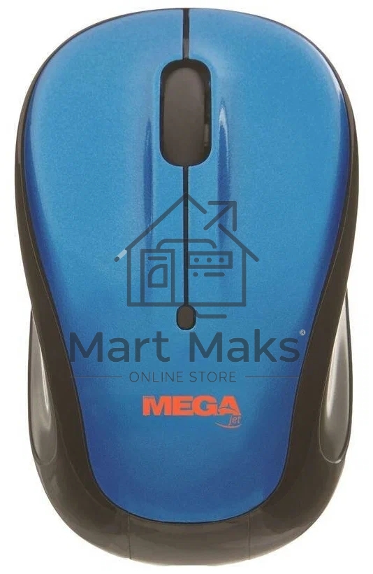 Мышь беспроводная Promega jet E-WM35 синий, 1200 dpi, радиоканал, Bluetooth, USB, кнопки - 3