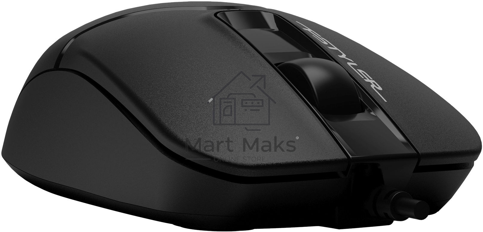 Мышь проводная A4Tech Fstyler FM12ST черный, 1200 dpi, USB, кнопки - 3