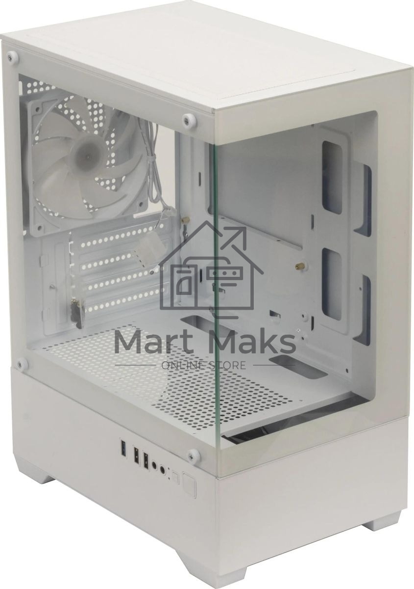 Компьютерный корпус Accord ACC-ZCU2W белый без БП mATX 1x120mm 1xUSB3.0 1xUSB3.1 audio