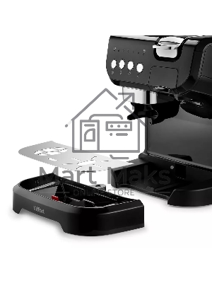 Кофеварка рожковая Kitfort КТ-7107 черный, исп. кофе - молотый/капсулы/зерновой, 2 л, 1560 Вт, 19 Бар