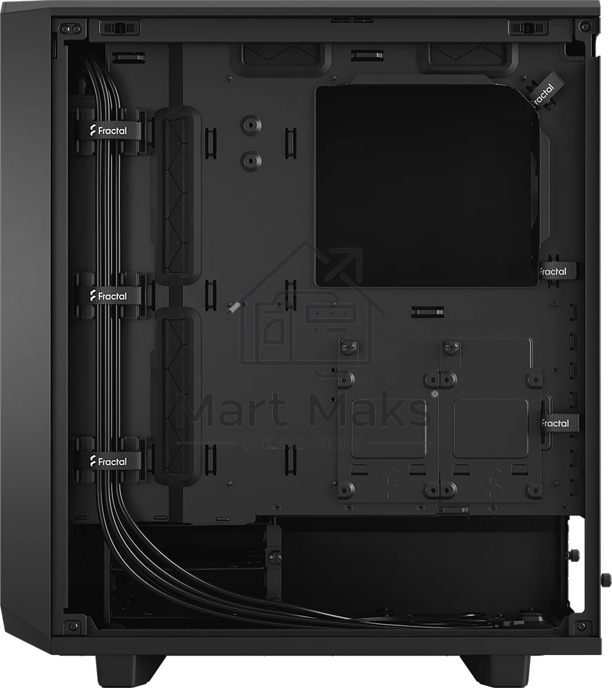 Корпус Fractal Design MESHIFY 2 COMPACT BLACK / ATX / 2x140mm & 1x120mm fans inc. / FD-C-MES2C-01