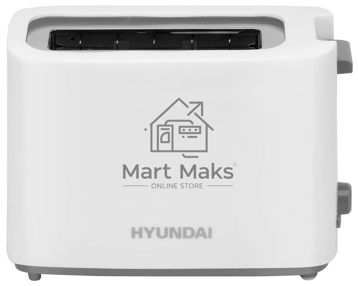 Тостер Hyundai HYT-8006 500 Вт, белый/серый
