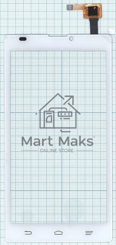 Сенсорное стекло (тачскрин) для ZTE Blade L2, белое