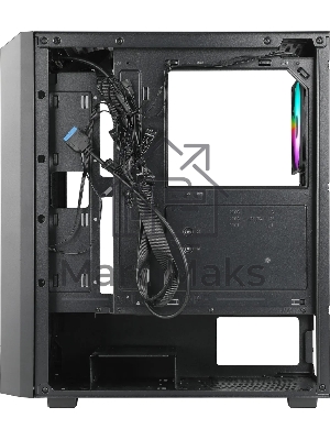 Компьютерный корпус Azza Fighter черный без БП ATX 4x120мм 2x140мм 2xUSB2.0 1xUSB3.0 audio bott PSU