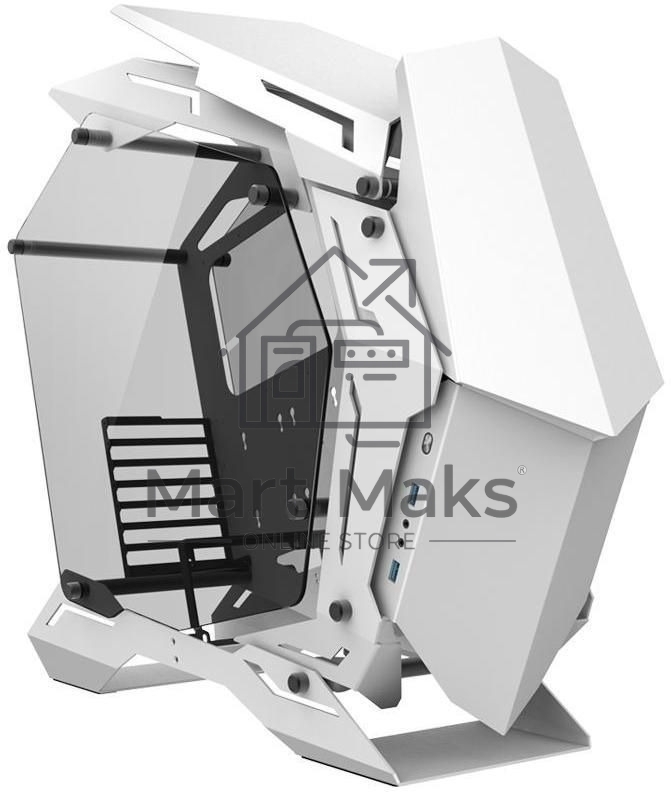 Корпус без блока питания JONSBO MOD-3, Full-Tower, TG, no fans, 2xUSB-A 3.0, EATX, ATX, mATX, mITX White