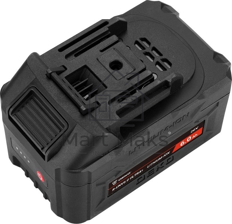 Аккумулятор DEKO R-UNV6.0 ULTRA+, Li-ion, 20В, 6.0А*ч, с повышенной токоотдачей