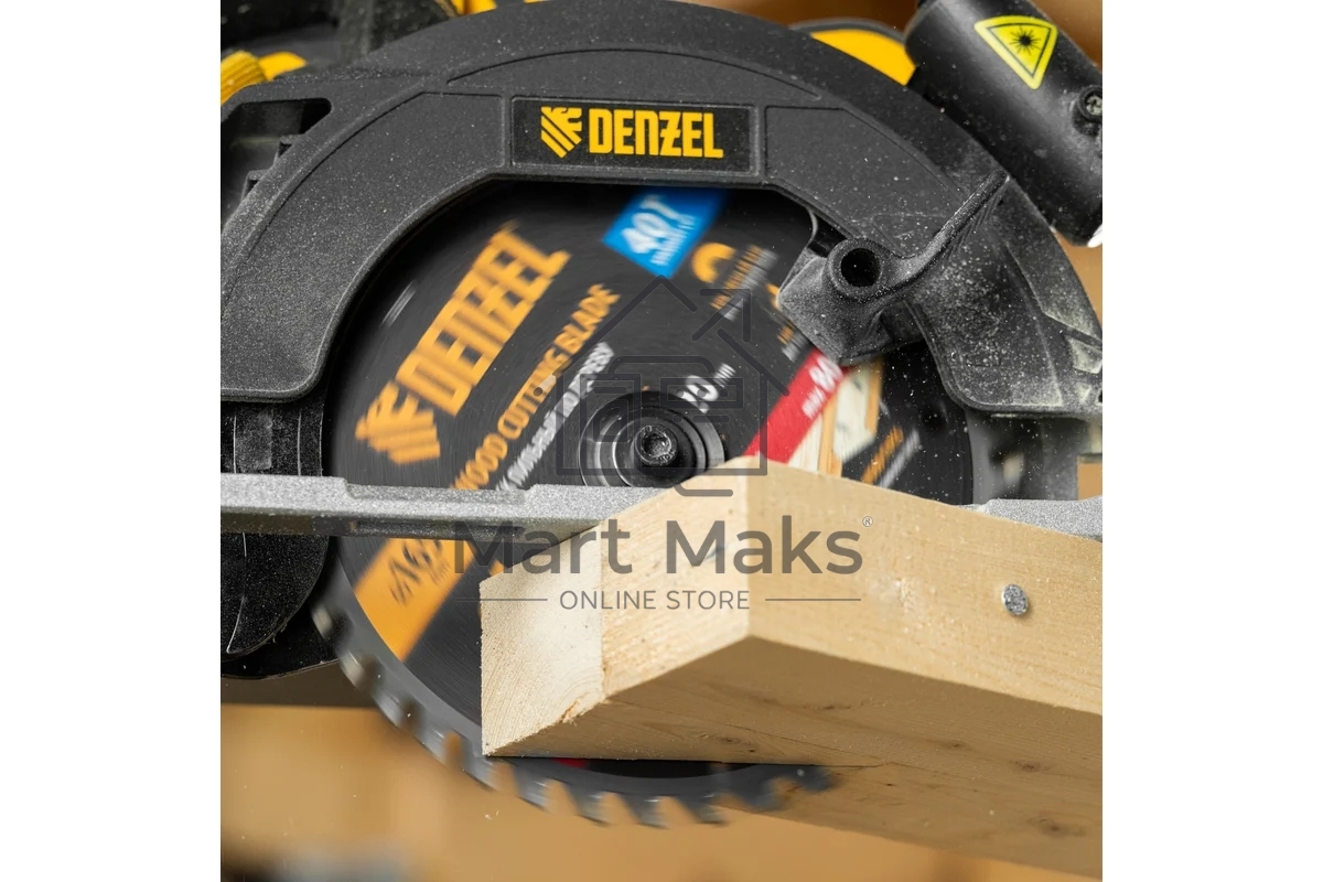 Пильный диск по дереву с гвоздями Denzel ф165 х 20 мм, 40 зубов