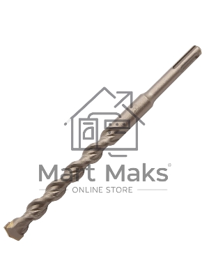 Бур по бетону Denzel двойная спираль, Cobalt W-tip, 16x210 мм, SDS PLUS