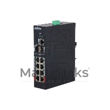 Коммутатор Dahua DH-HS4210-8GT-90, 8×1 Гбит/с + 2×1 Гбит/с SFP, управляемый