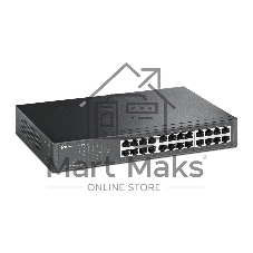 Коммутатор TP-Link TL-SF1024D, 24×100 Мбит/с, неуправляемый