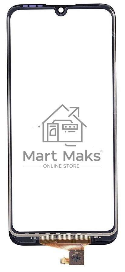 Сенсорное стекло (тачскрин) для Huawei Y6 2019, черное