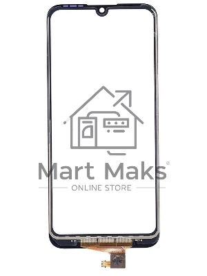 Сенсорное стекло (тачскрин) для Huawei Y6 2019, черное