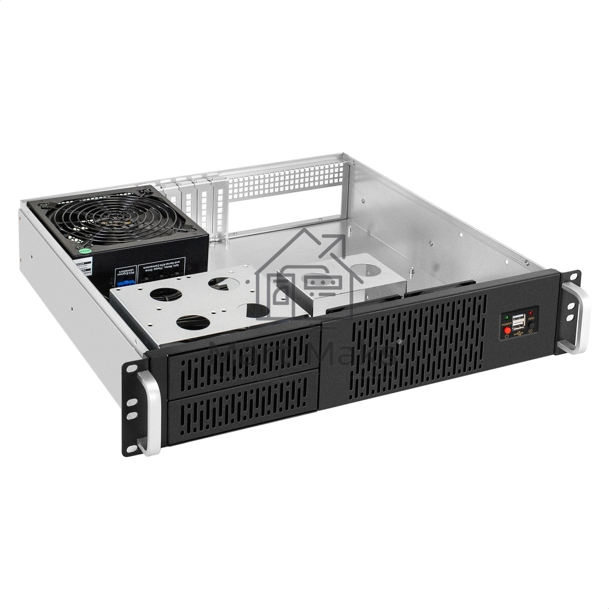 Серверный корпус ExeGate Pro 2U400-02 <RM 19