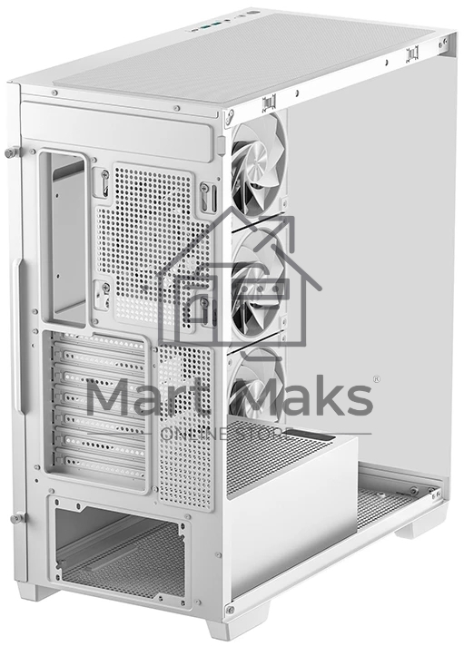 Компьютерный корпус Deepcool CG580 4F V2 WH без БП, боковое окно (панорама), 4x120mm ARGB PWM вентилятора, белый, ATX (R-CG580-WHADA4-G-2)