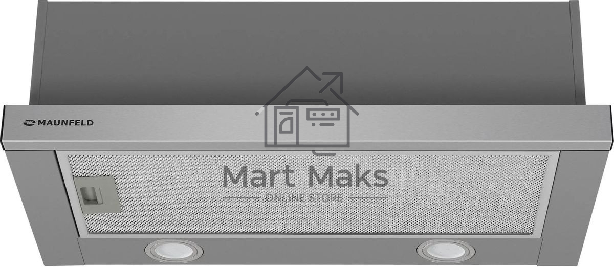 Вытяжка встраиваемая Maunfeld VS Light 60 нержавеющая сталь, 60 см, 520 куб. м/ч, 56 дБ
